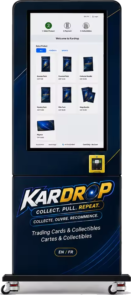 Distributeur de cartes à collectionner Kardrop